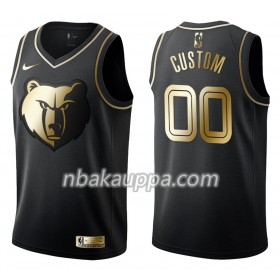 Memphis Grizzlies Custom Nike Musta Golden Edition Pelipaidat Swingman - Miesten